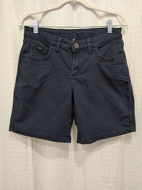 Kuhl Kontour 8" Womens Short Hiking Outdoor Stretch Size 8 Navy Blue 6375